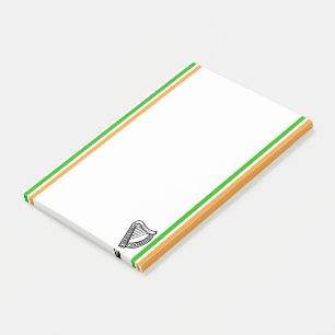 Bloco De Notas O irlandês listra a bandeira