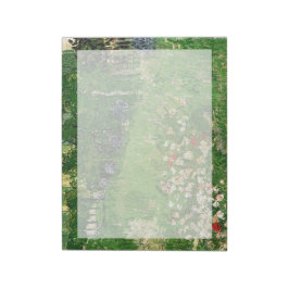Bloco De Notas O Jardim do Daubigny. Vincent van Gogh.