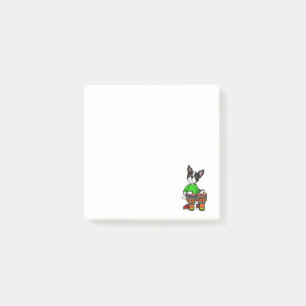 Bloco De Notas O jogo bonito de Boston Terrier Bong cilindros