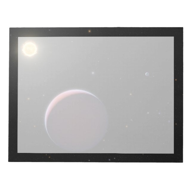 Bloco De Notas O Kepler Estrela 51 E Três Planetas Gigantes. (Frente)