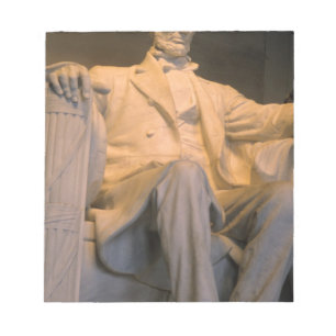 Bloco De Notas O Memorial Lincoln em Washington DC.