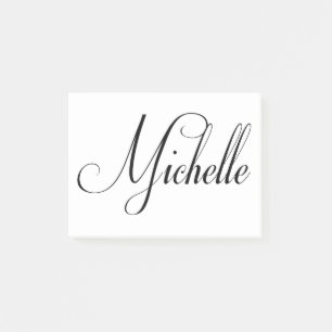 Bloco De Notas O nome dela é Michelle Calligraphy