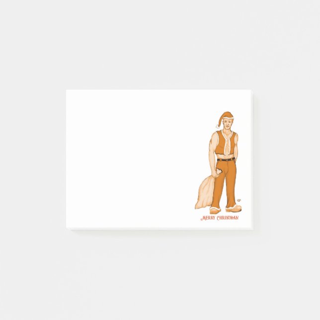 Bloco De Notas O novo Pai Natal - Feliz Natal! (Frente)