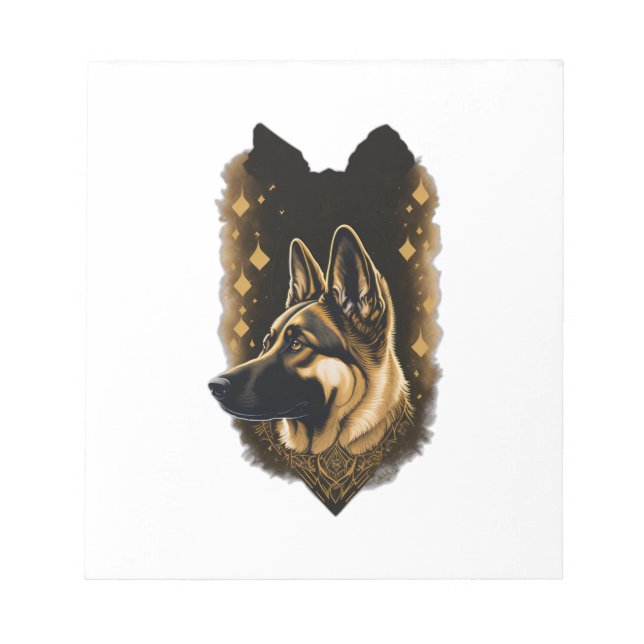 Bloco De Notas O Pastor Alemão 011  (Frente)
