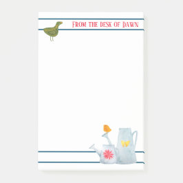 Bloco De Notas O Pavão, O Pato E O Pintinho