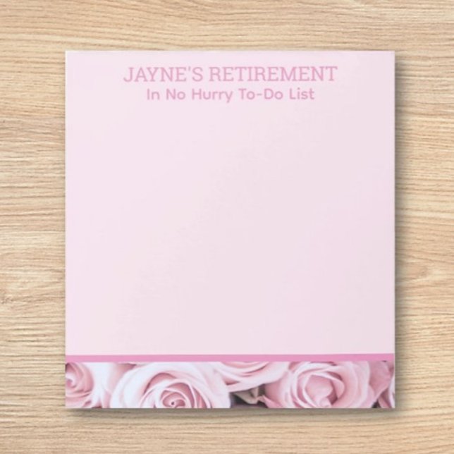 Bloco De Notas O presente do Retiree divertido! Coroa (Criador carregado)