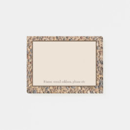 Bloco De Notas O seixo rústico apedreja a foto com texto feito