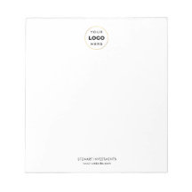 O seu logotipo de empresa branco