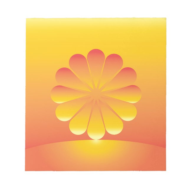 Bloco De Notas o sol nasce (Frente)