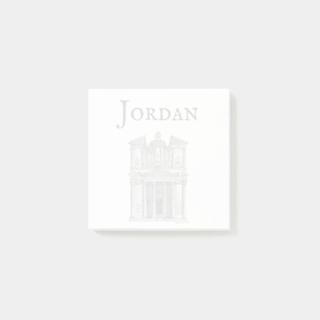 Bloco De Notas O Tesouro, Petra, Jordânia (Frente)