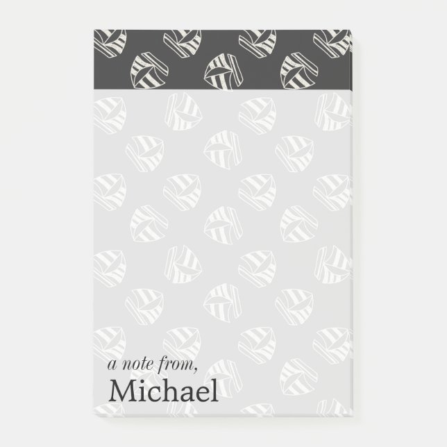 Bloco De Notas O teste padrão tirado giz | do veleiro adiciona (Frente)