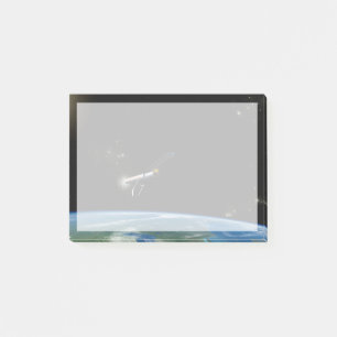 Bloco De Notas O Veículo De Lançamento Atlas V541 Em Órbita.