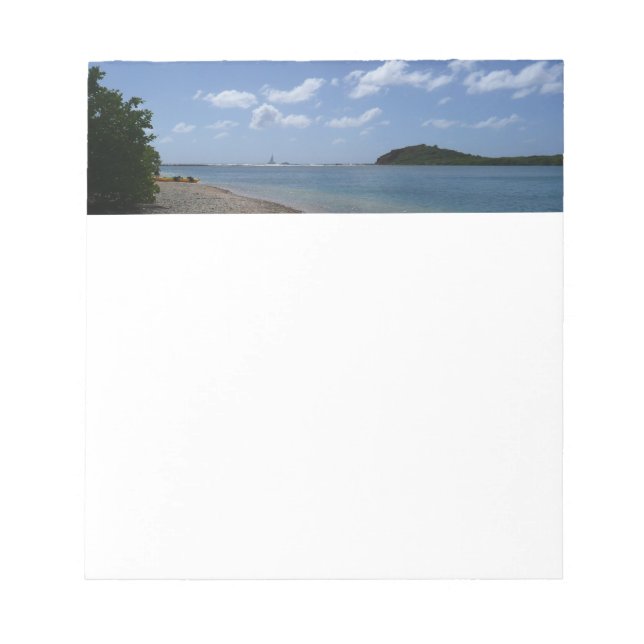 Bloco De Notas O veleiro à distância na Rua. (Frente)