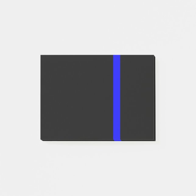 Bloco De Notas O vertical fino simbólico de Blue Line (Frente)