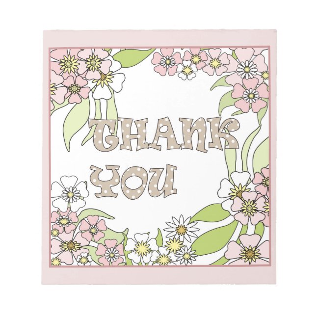 Bloco De Notas Obrigado (Frente)