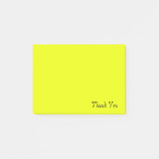 Bloco De Notas Obrigado amarelo de |