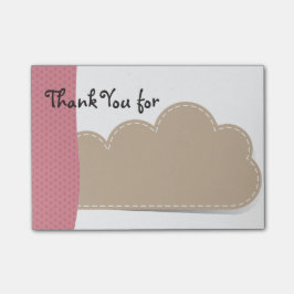 Bloco De Notas Obrigado notas