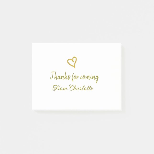 Bloco De Notas obrigados para vir adicionar nome nome mensagem te (Frente)