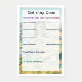 Bloco De Notas Obter Notas De Posto Feitas De Captura