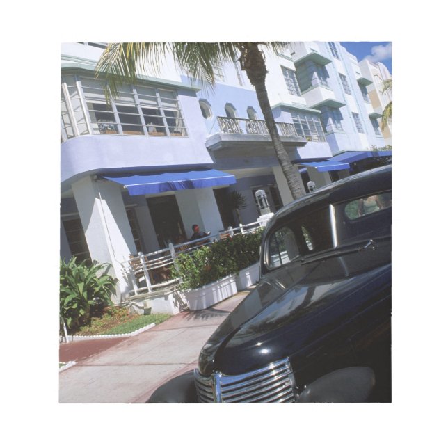 Bloco De Notas Ocean Drive, Miami Beach Flórida (Frente)