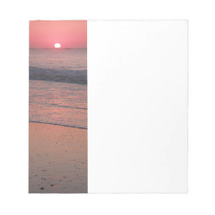 Bloco De Notas Oceano Sol