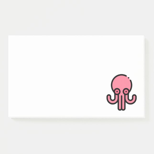 Bloco De Notas Octopus (Frente)