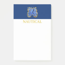 Bloco De Notas Octopus de Boat Beach House Personalizado