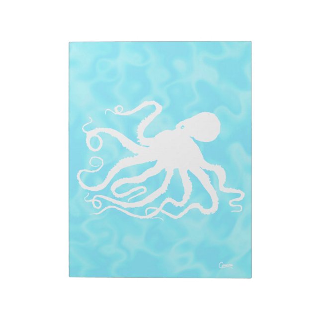 Bloco De Notas Octopus - Notepad de 11" x 8,5" (Invertido)