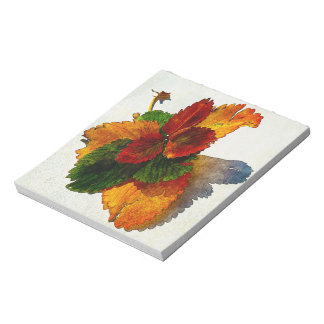 Bloco De Notas Óculos coloridos de folhas de outono