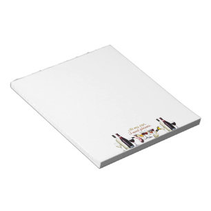 Bloco De Notas Óculos de SlipperyJoe fermentados de uva de pourin