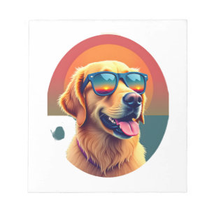 Bloco De Notas Óculos de sol para meninos e meninas Retriever Dou