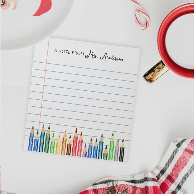 Bloco De Notas Oferta personalizada de professor de notebook (Christmas gift for teachers)