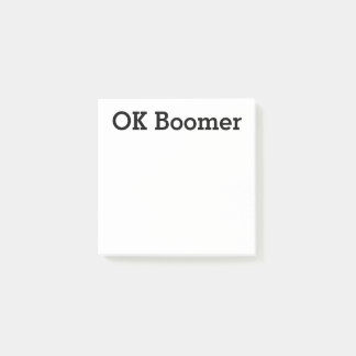 Bloco De Notas OK Boomer