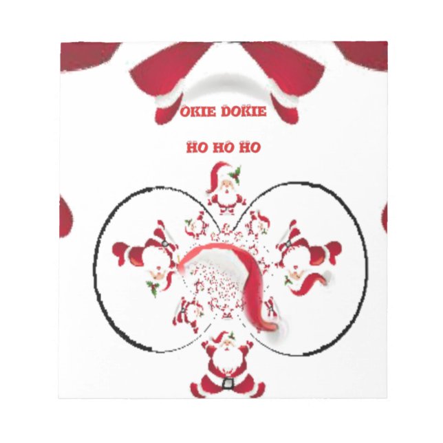Bloco De Notas Oki Dokie Papai Noel! (Frente)