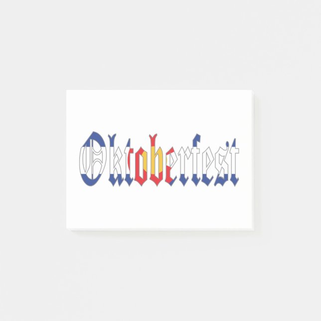 Bloco De Notas Oktoberfest Colorado (Frente)