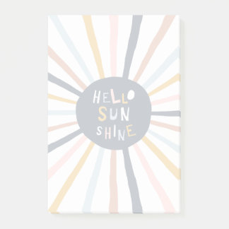 Bloco De Notas Olá Sunshine