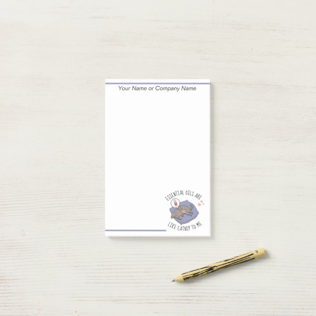 Bloco De Notas Óleos Essenciais São Como Apanhar Para Mim (Na mesa)