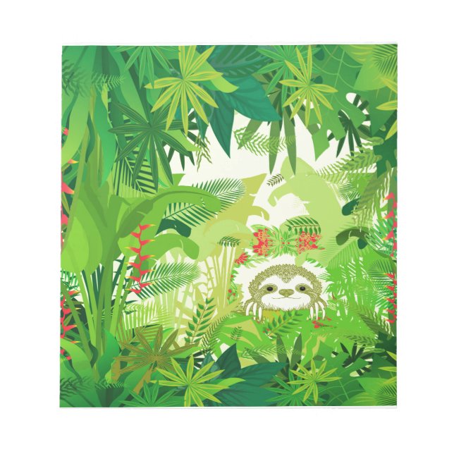 Bloco De Notas Olhar uma selva de boo (Frente)