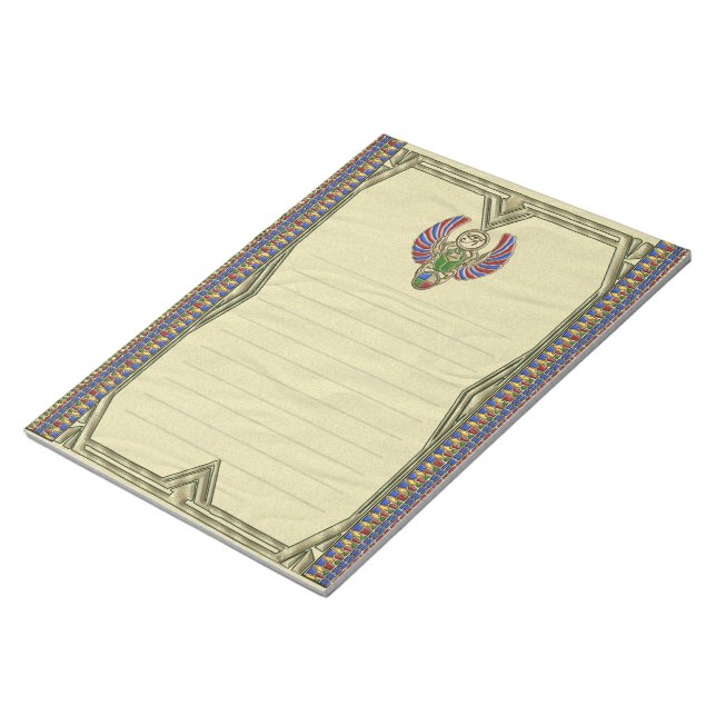 Bloco De Notas Olho de Horus Scarab (Inclinado)