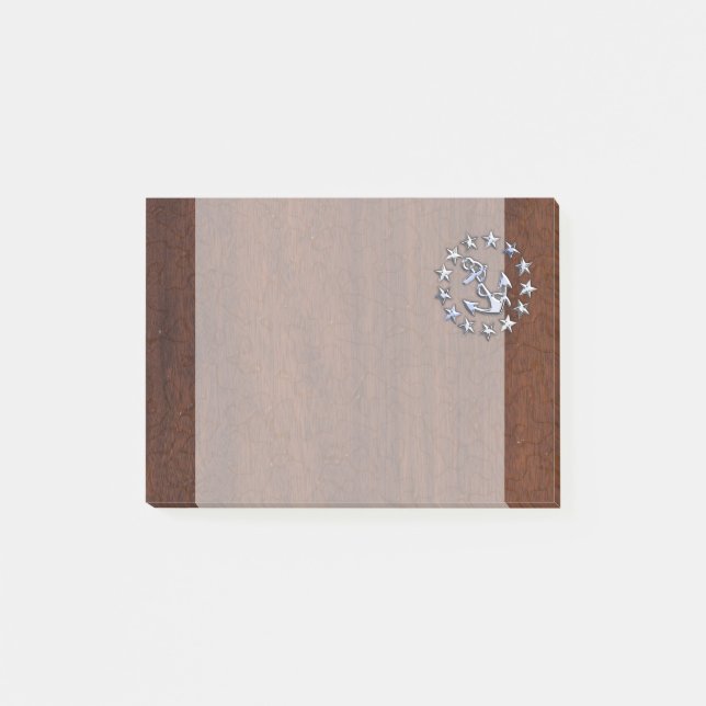 Bloco De Notas Olho Wet da bandeira náutica americana (Frente)