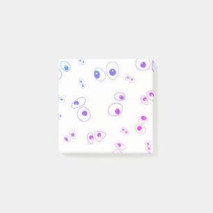 Bloco De Notas Olhos arregalados desenho simples bobo e divertido