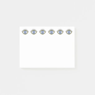 Bloco De Notas Olhos azuis, boa sorte, proteção dos olhos mau