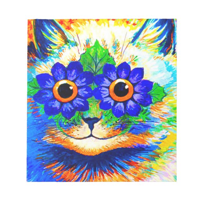 Bloco De Notas Olhos de Flor de Gato (Frente)