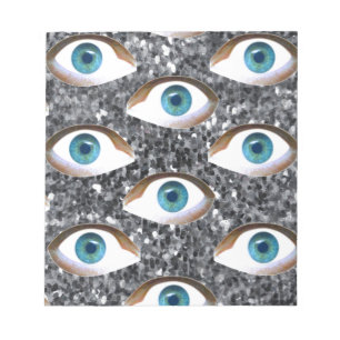 Bloco De Notas olhos sequenciais