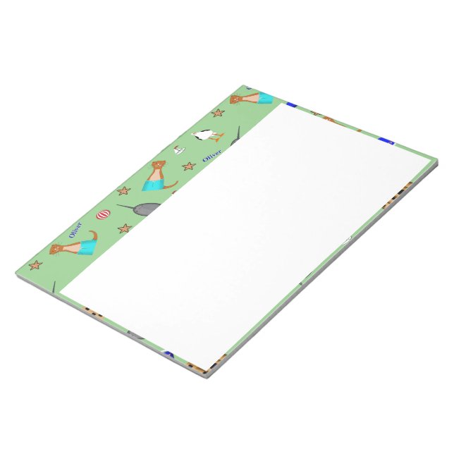 Bloco De Notas Oliver The Otter Summer Beach Vacntern (Inclinado)