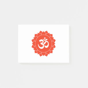 Bloco De Notas Om In Lotus, Meditação Sagrada Design Yoga