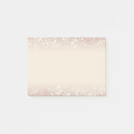 Bloco De Notas Ombre de prata Dourado Sparkling Pastel moderno