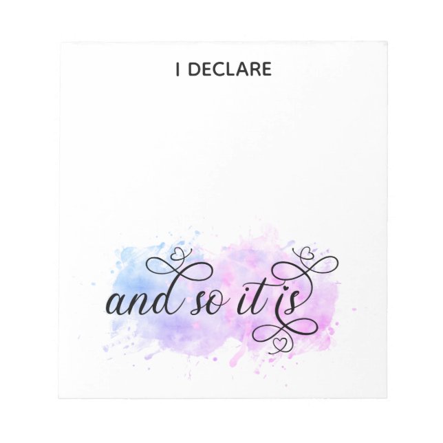 Bloco De Notas *~* Ombre Moon Boho Manifestando a Lei de Atração (Frente)