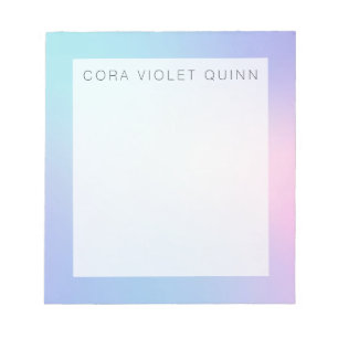 Bloco De Notas Ombro Holográfico