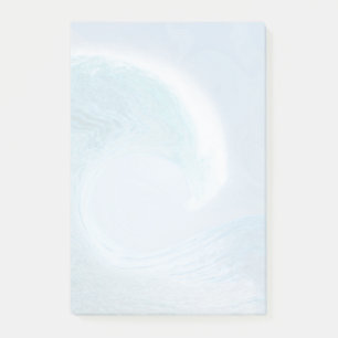 Bloco De Notas Onda Azul Artística